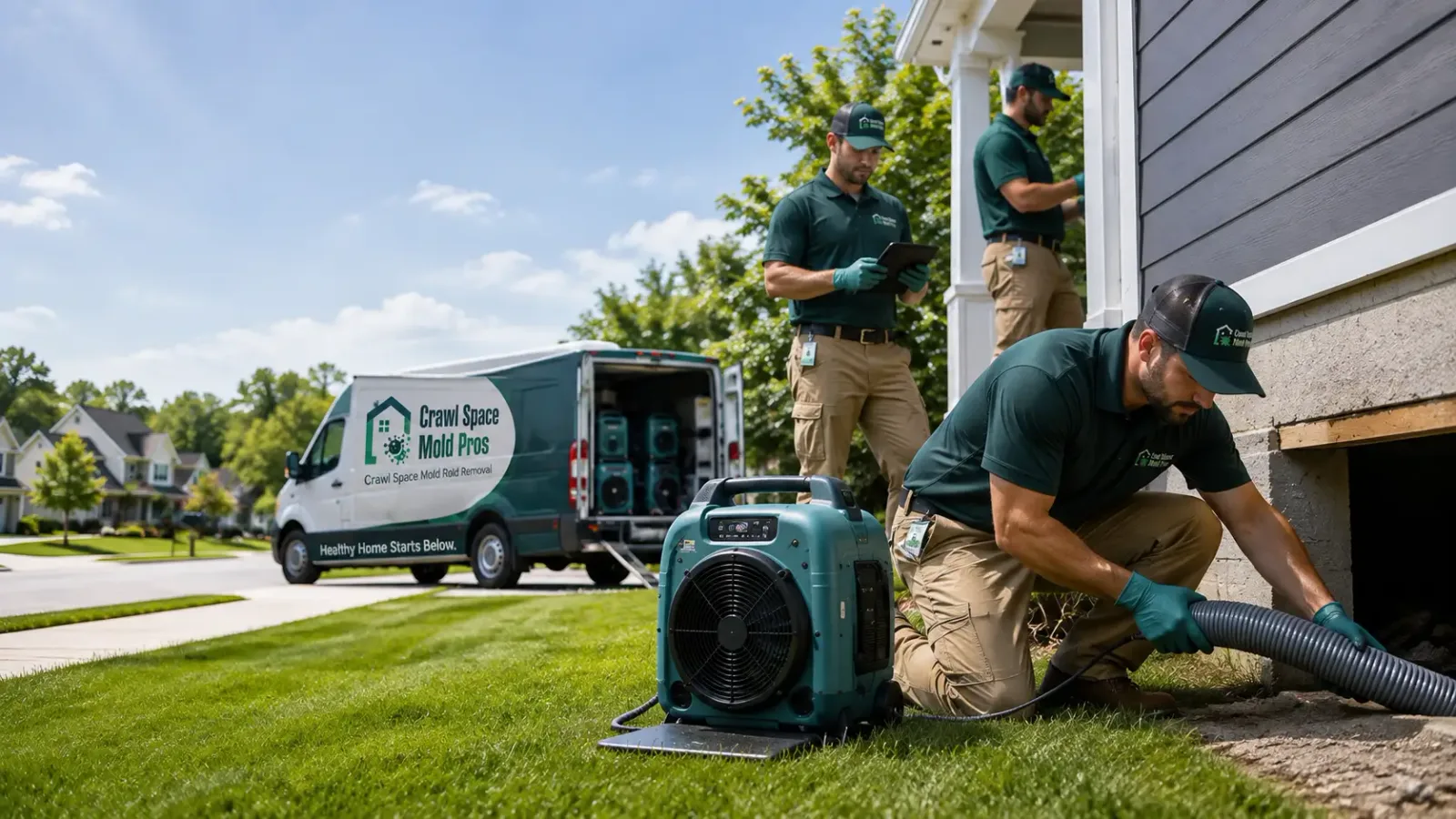 Crawl Space Mold Removal in Irma, WI